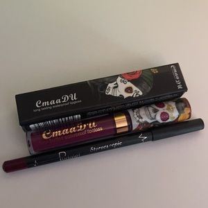 NEW Cmaa Cu MATTE WATERPROOF LIQUID LIPSTICK #01